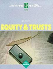 Cover of: Lecture Notes on Equity & Trusts