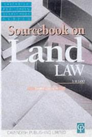 Cover of: Land Law (Sourcebook) by Sh Goo