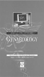 Cover of: Gynaecology For Lawyers by Trevor Dutt, Margareteret Matthews, Sir Walter Scott