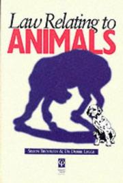 Cover of: Law Relating To Animals by Brooman/Legge, Simon Brooman, Debbie Legge