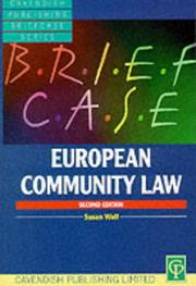 Cover of: European Community Law (Briefcase)