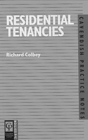 Cover of: Recidential Tenancies (Practice Notes Series)