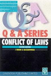 Cover of: Conflict of Laws (Question & Answers)