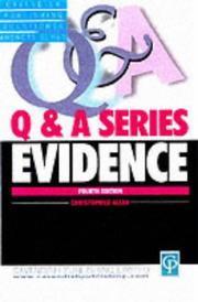 Cover of: Q&A on Evidence (Q&A Series)