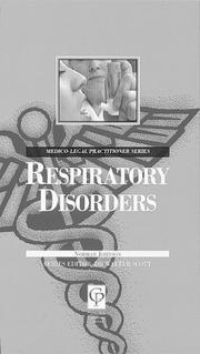 Cover of: Respiratory Disorders For Lawyers by John Norman, Sir Walter Scott, Norman Johnson