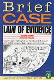 Cover of: Briefcase on Evidence (Briefcase)