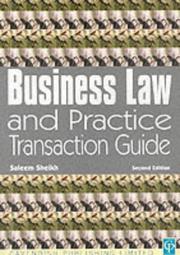 Cover of Business Law and Practice Transactions Guide