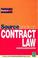 Cover of: Sourcebook on Contract Law 2/e (Sourcebook Series)