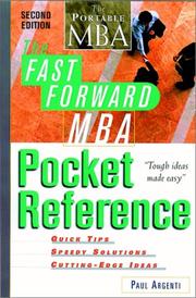 Cover of: The fast forward MBA pocket reference
