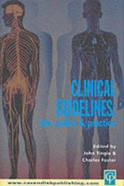 Cover of: Clinical Guidelines: Law Policy & Practice