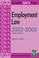 Cover of: Q&A Employment Law 2003-2004 3ED (Q & A)