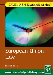 Cover of: European Union LawCard 4ED (Lawcards) by Cavendish