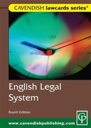 Cover of: English Legal System LawCard 4ED (Lawcards)