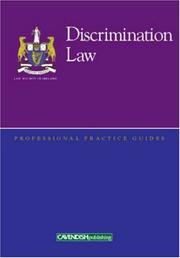 Cover of: Discrimination Law Professional Practice Guide (New Title)