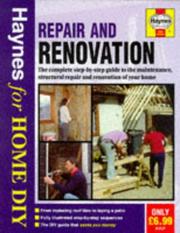 Cover of: Repair and Renovation (Haynes for Home DIY)