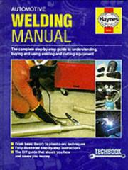 Cover of: Automotive Welding Manual