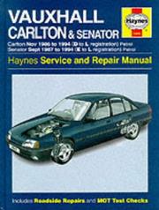Cover of: Vauxhall Carlton and Senator Service and Repair Manual by Mark Coombs, Spencer Drayton