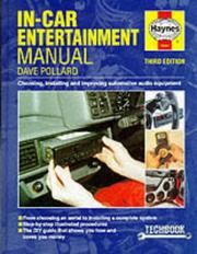 Cover of: In-car Entertainment Manual