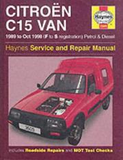 Citroen C15 Van Service and Repair Manual by Michael Gascoigne