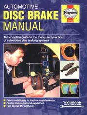 Cover of: Automotive Disc Brake Manual (Techbook Series) by Haynes Staff