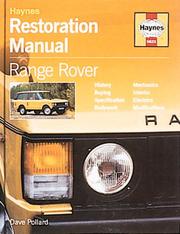 Cover of: Range Rover Restoration Manual