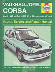 Cover of: Vauxhall/Opel Corsa Service and Repair Manual