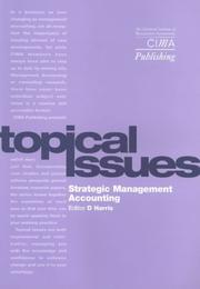 Cover of: Strategic Management Accounting (Topical Issues)