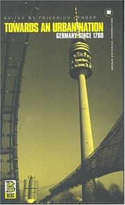 Cover of: Towards an Urban Nation: Germany since 178 (German Historical Perspectives)