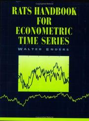 Cover of: RATS handbook for econometric time series