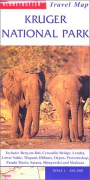 Cover of: Kruger National Park Travel Map by Globetrotter