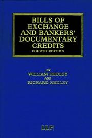 Cover of: Bills of Exchange and Bankers' Documentary Credits (Banking & Finance Law Library)