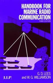 Cover of: Handbook for Marine Radio Communication by G. D. Lees