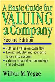 Cover of: A Basic Guide for Valuing a Company