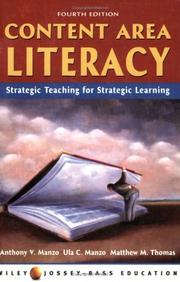 Cover of: Content area literacy by Anthony V. Manzo, Ula C. Manzo, Thomas H. Estes, Anthony V. Manzo