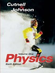 Cover of: Physics by John D. Cutnell