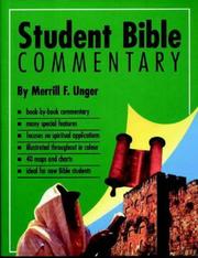 Cover of: Student Bible Commentary (Student Guides) by Merrill F. Unger