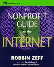 Cover of: The nonprofit guide to the Internet | Robbin Lee Zeff