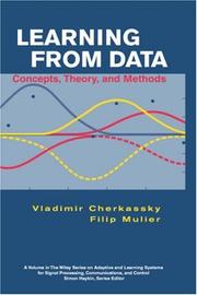 Learning from data by Vladimir S. Cherkassky