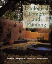 Cover of: Ecological design and planning