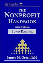 Cover of: The Nonprofit Handbook: Fund Raising (Nsfre/Wiley Fund Development Series)