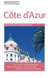 Cover of: Cote d'Azur