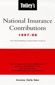 Cover of: Tolley's National Insurance Contributions: 1997-98