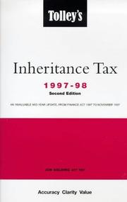 Cover of Tolley's Inheritance Tax: 1997-98