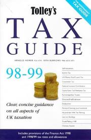 Cover of: Tolley's Tax Guide: 1998-99