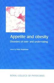 Cover of: Appetite and Obesity