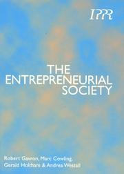 Cover of: The Entrepreneurial Society