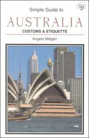 Cover of: Simple Guide to Australia: Customs and Etiquette (Simple Guides Customs and Etiquette)