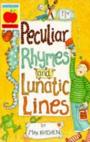 Cover of: Peculiar Rhymes and Lunatic Lines (Orchard Readalones)
