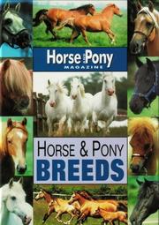 Cover of: Horse and Pony Breeds ("Horse & Pony" Magazine Library)