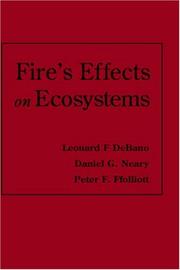 Cover of: Fire's effects on ecosystems